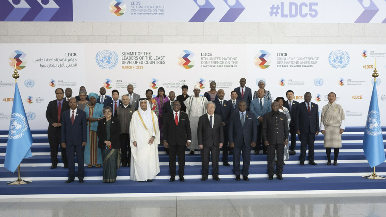 5ème Conférence des Nations Unies sur les PMA au Qatar : Le Bénin prône la transformation et la résilience
