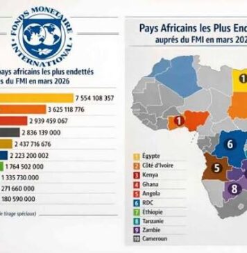Classement FMI : le Bénin hors du top 10 des pays africains les plus endettés (mars 2026)