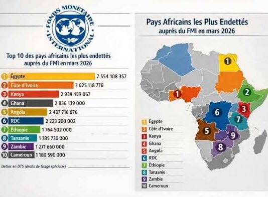 Classement FMI : le Bénin hors du top 10 des pays africains les plus endettés (mars 2026)