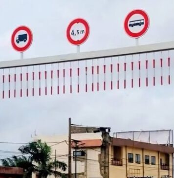 Renforcement de la sécurité routière : des portiques de limitation de hauteur installés à l’échangeur de Godomey